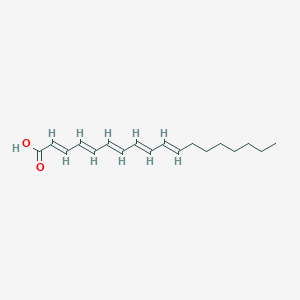 (2E,4E,6E,8E,10E)-octadecapentaenoic acid