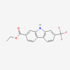 Ethyl 7-(trifluoromethyl)-9H-carbazole-2-carboxylate