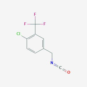 1-Chloro-4-(isocyanatomethyl)-2-(trifluoromethyl)benzene