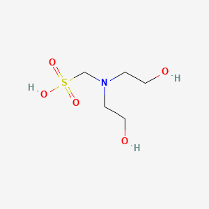 [Bis(2-hydroxyethyl)amino]methanesulfonic acid