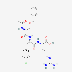 N-Acetyl-O-benzyl-L-seryl-4-chloro-D-phenylalanyl-N~5~-(diaminomethylidene)-L-ornithine