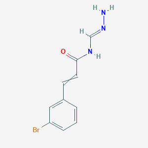 3-(3-bromophenyl)-N-[(E)-hydrazinylidenemethyl]prop-2-enamide