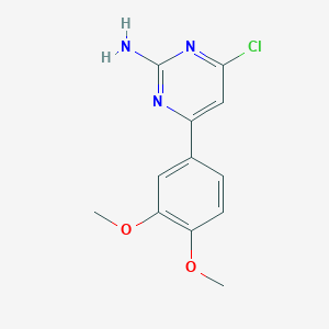 4-Chloro-6-(3,4-dimethoxyphenyl)pyrimidin-2-amine