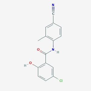 5-Chloro-N-(4-cyano-2-methylphenyl)-2-hydroxybenzamide