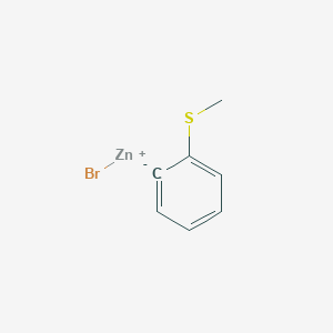 bromozinc(1+);methylsulfanylbenzene