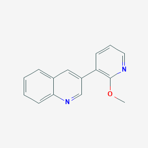 Quinoline, 3-(2-methoxy-3-pyridinyl)-