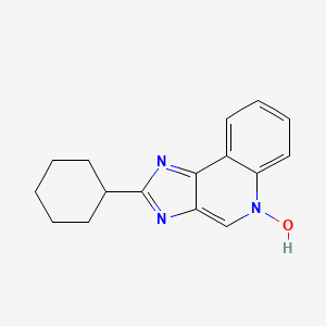 3H-Imidazo[4,5-c]quinoline, 2-cyclohexyl-, 5-oxide