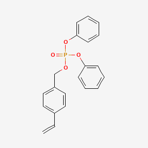 (4-Ethenylphenyl)methyl diphenyl phosphate