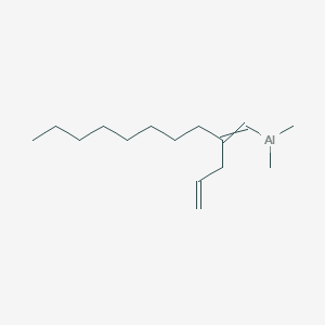 molecular formula C15H29Al B12594117 Dimethyl[2-(prop-2-EN-1-YL)dec-1-EN-1-YL]alumane CAS No. 651301-79-0