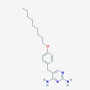 5-{[4-(Nonyloxy)phenyl]methyl}pyrimidine-2,4-diamine