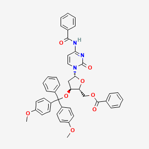 N-Benzoyl-5'-O-benzoyl-3'-O-[bis(4-methoxyphenyl)(phenyl)methyl]-2'-deoxycytidine