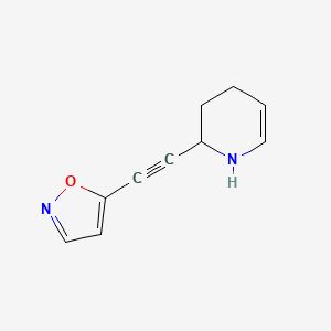 2-[(1,2-Oxazol-5-yl)ethynyl]-1,2,3,4-tetrahydropyridine