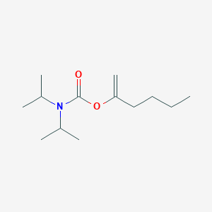 molecular formula C13H25NO2 B12594143 Hex-1-en-2-yl dipropan-2-ylcarbamate CAS No. 648927-78-0