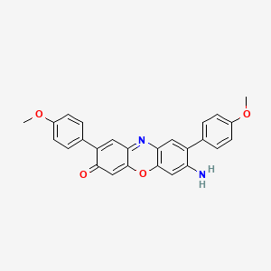 7-Amino-2,8-bis(4-methoxyphenyl)-3H-phenoxazin-3-one