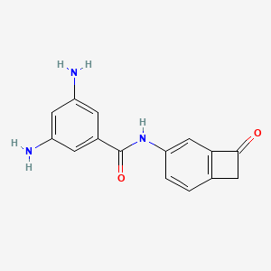 Benzamide, 3,5-diamino-N-(8-oxobicyclo[4.2.0]octa-1,3,5-trien-3-yl)-