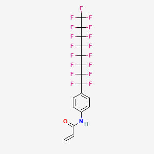 N-[4-(Heptadecafluorooctyl)phenyl]prop-2-enamide