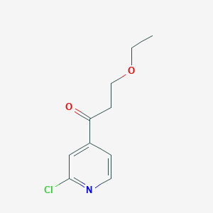 1-(2-Chloropyridin-4-yl)-3-ethoxypropan-1-one