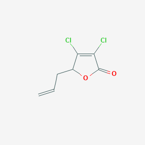 2(5H)-Furanone, 3,4-dichloro-5-(2-propenyl)-