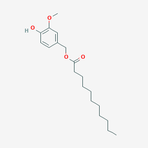 (4-Hydroxy-3-methoxyphenyl)methyl undecanoate