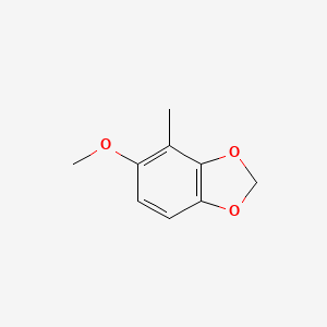 1,3-Benzodioxole, 5-methoxy-4-methyl-