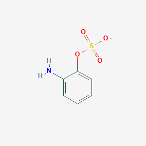 molecular formula C6H6NO4S- B1259430 o-Aminophenyl sulfate 
