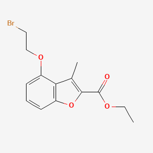 Ethyl 4-(2-bromoethoxy)-3-methyl-1-benzofuran-2-carboxylate