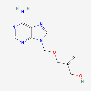 2-{[(6-Amino-9H-purin-9-yl)methoxy]methyl}prop-2-en-1-ol