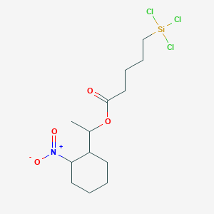 1-(2-Nitrocyclohexyl)ethyl 5-(trichlorosilyl)pentanoate