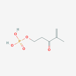 molecular formula C6H11O5P B12594327 4-Methyl-3-oxopent-4-en-1-yl dihydrogen phosphate CAS No. 878663-37-7