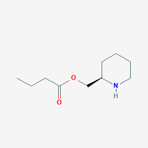 [(2R)-Piperidin-2-yl]methyl butanoate