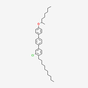 2-Chloro-1-decyl-4-[4-(4-octan-2-yloxyphenyl)phenyl]benzene