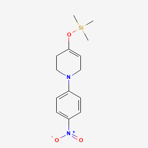 1-(4-Nitrophenyl)-4-[(trimethylsilyl)oxy]-1,2,3,6-tetrahydropyridine