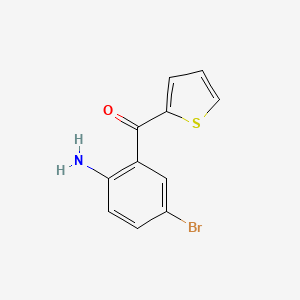 (2-Amino-5-bromophenyl)(thiophen-2-yl)methanone