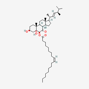 molecular formula C46H78O5 B1259442 3beta,5alpha-Dihydroxy-(22e,24r)-ergosta-22-en-7-one-6beta-yl oleate 