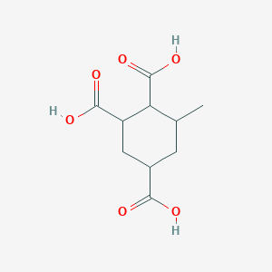 molecular formula C10H14O6 B12594423 6-Methylcyclohexane-1,2,4-tricarboxylic acid CAS No. 650622-09-6