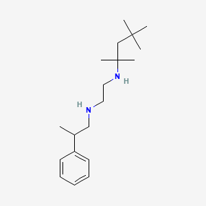 molecular formula C19H34N2 B12594431 N~1~-(2-Phenylpropyl)-N~2~-(2,4,4-trimethylpentan-2-yl)ethane-1,2-diamine CAS No. 627523-46-0