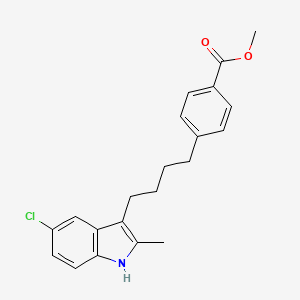 Methyl 4-[4-(5-chloro-2-methyl-1H-indol-3-yl)butyl]benzoate