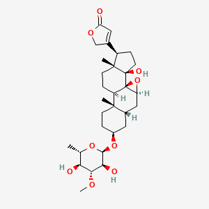 molecular formula C30H44O9 B1259445 Deacetyltanghinin CAS No. 4589-95-1