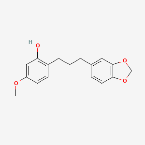 molecular formula C17H18O4 B1259446 Virolane 