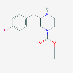 3-(4-Fluoro-benzyl)-piperazine-1-carboxylic acid tert-butyl ester