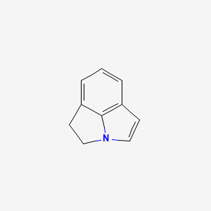 molecular formula C10H9N B1259447 Dihydropyrrolo[3,2,1-hi]indole 