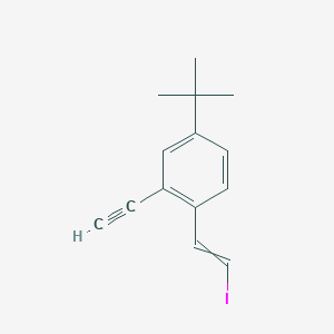 4-tert-Butyl-2-ethynyl-1-(2-iodoethenyl)benzene