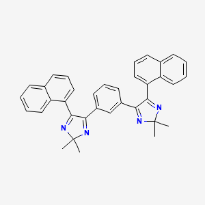 4,4'-(1,3-Phenylene)bis[2,2-dimethyl-5-(naphthalen-1-yl)-2H-imidazole]