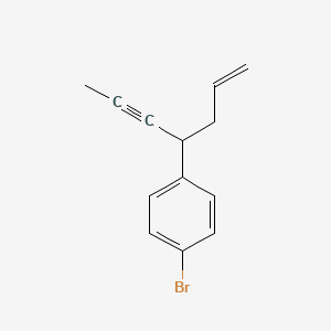 1-Bromo-4-(hept-1-en-5-yn-4-yl)benzene