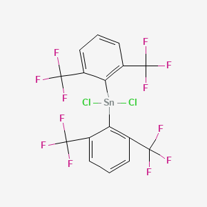 Stannane, bis[2,6-bis(trifluoromethyl)phenyl]dichloro-