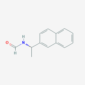 molecular formula C13H13NO B12594563 N-[(1S)-1-(Naphthalen-2-yl)ethyl]formamide CAS No. 650608-29-0