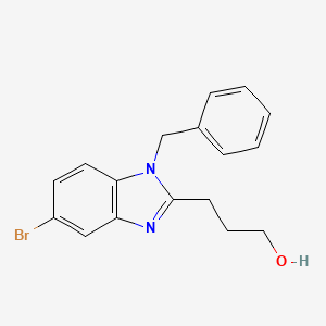 3-(1-Benzyl-5-bromo-1H-benzimidazol-2-yl)propan-1-ol