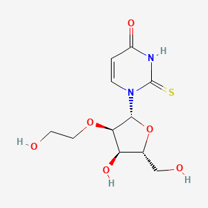 1-[(2R,3R,4R,5R)-4-hydroxy-3-(2-hydroxyethoxy)-5-(hydroxymethyl)oxolan-2-yl]-2-sulfanylidenepyrimidin-4-one