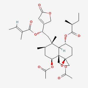 molecular formula C34H48O11 B1259464 Ajugamarin H1 
