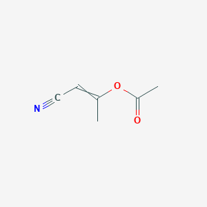 molecular formula C6H7NO2 B12594664 1-Cyanoprop-1-en-2-yl acetate CAS No. 646516-85-0